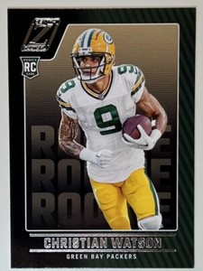 2022 Panini Zenith Rookie Card 119 Christian Watson Green Bay Packers