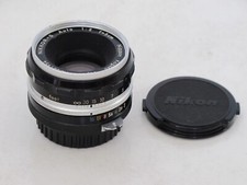 Nikon F Nikkor 5cm f:2 lens caps Nippon Kogaku Japan, early shining chrome LQQK