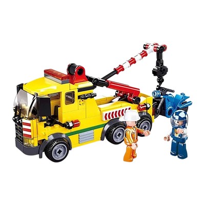 General Jim's Large Tow Truck Modular Building Blocks Set Building Bricks Mod...