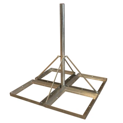 PremiumX Deluxe Sat Soporte de balcón Soporte de techo plano 4x 50x50cm Acero 1200x60mm