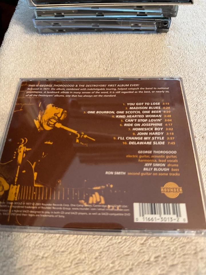 SACD George Thorogood And The Destroyers S/T Hybrid Stereo Disc  Foto 2 de 2
