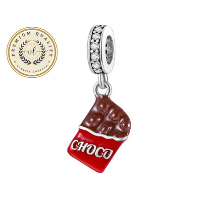 Chocolate Bar Charm, Chocolate Charm, Choco Charm, Food Charm