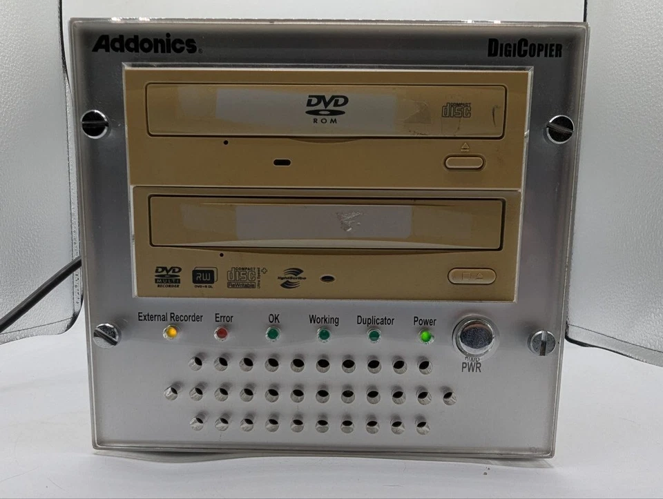 Addonics DigiCopier AEDVDCOPMD16 Duplicator 52x Burner Standalone Unit - ST50 - Image 2 of 4