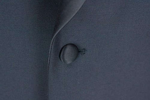 Austin Reed Tuxedo Dinner Suit 2 Piece Formal Black Jacket 40S Waist 34S Wool - Imagen 4 de 23