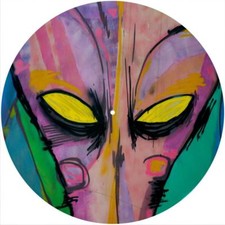 Slipmat Slip Mat for Audio Technica any 12" DJ Turntable Record Player ALIEN ART