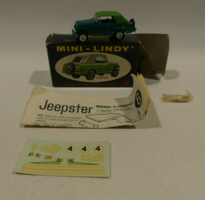 Mini - Lindy Lindberg Models  Build`n Collect Series 6  Jeepster  OVP 