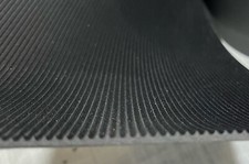 Rubber Matting 1/8"Thk x 7" x 25 feet ROLL 'V' Rib Corrugated One Side