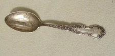 Columbus Ohio State Capitol Sterling Silver Souvenir Spoon Shepard Mfg.Co.