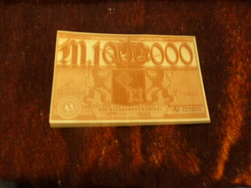 ALLEMAGNE 1923 !,000,000 MARK BREMEN EXTRA FIN - Photo 1/2