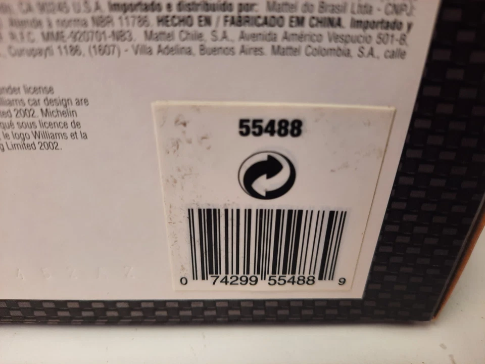 Hot Wheels Ferrari F2002 #1 Michael Schumacher World Champion 2002 1/24 55488 - Immagine 3 di 3