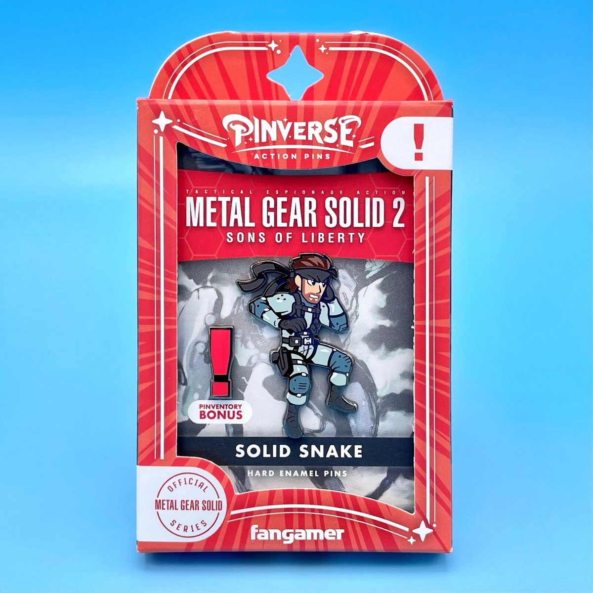 PINVERSE Metal Gear Solid Snake Alert! Figure Pin Pack + Trading