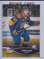 CONNOR McDAVID ROOKIE CARD Edmonton Olier RARE 2013 HEROES & PROSPECTS HOCKEY RC