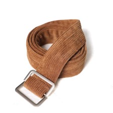 Corduroy Women Men Belt Waistband Retro Soft Coat Shirt Dress Pants Trouser Chic