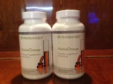 Nu Skin Pharmanex Marine Omega MarineOmega x 2, 240 Softgel, New, Exp 10/2026