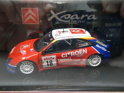 AutoArt Citroen Xsara WRC 2003 S. Loeb / D. Elena #18 Winner of