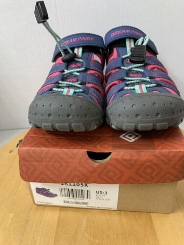 Girls Boys Kids Athletic Sandals Closed Toe Hiking Walking Beach Sandals