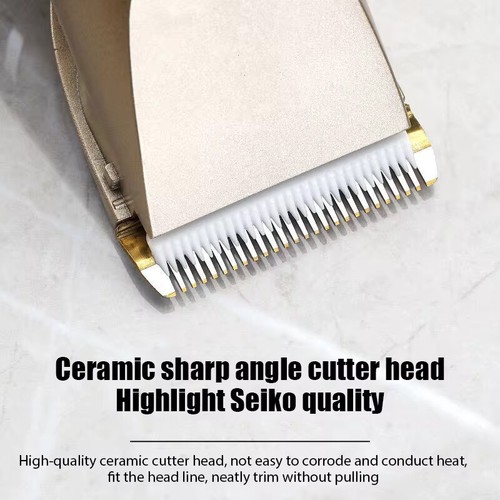TAGLIACAPELLI ELETTRICO PROFESSIONALE RICARICABILE UOMO MACCHINETTA PER CAPELLI - Foto 4 di 9