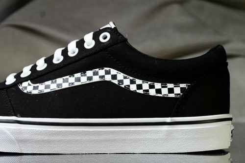 checker stripe vans