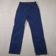 Vintage Wrangler 13MWZG High Rise Straight Leg Women's Jeans 7X30 Made In USA