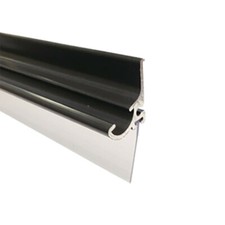 Oil Rubbed Bronze Framed Shower Door Replacement Drip Rail w/ Vinyl Sweep - 30"