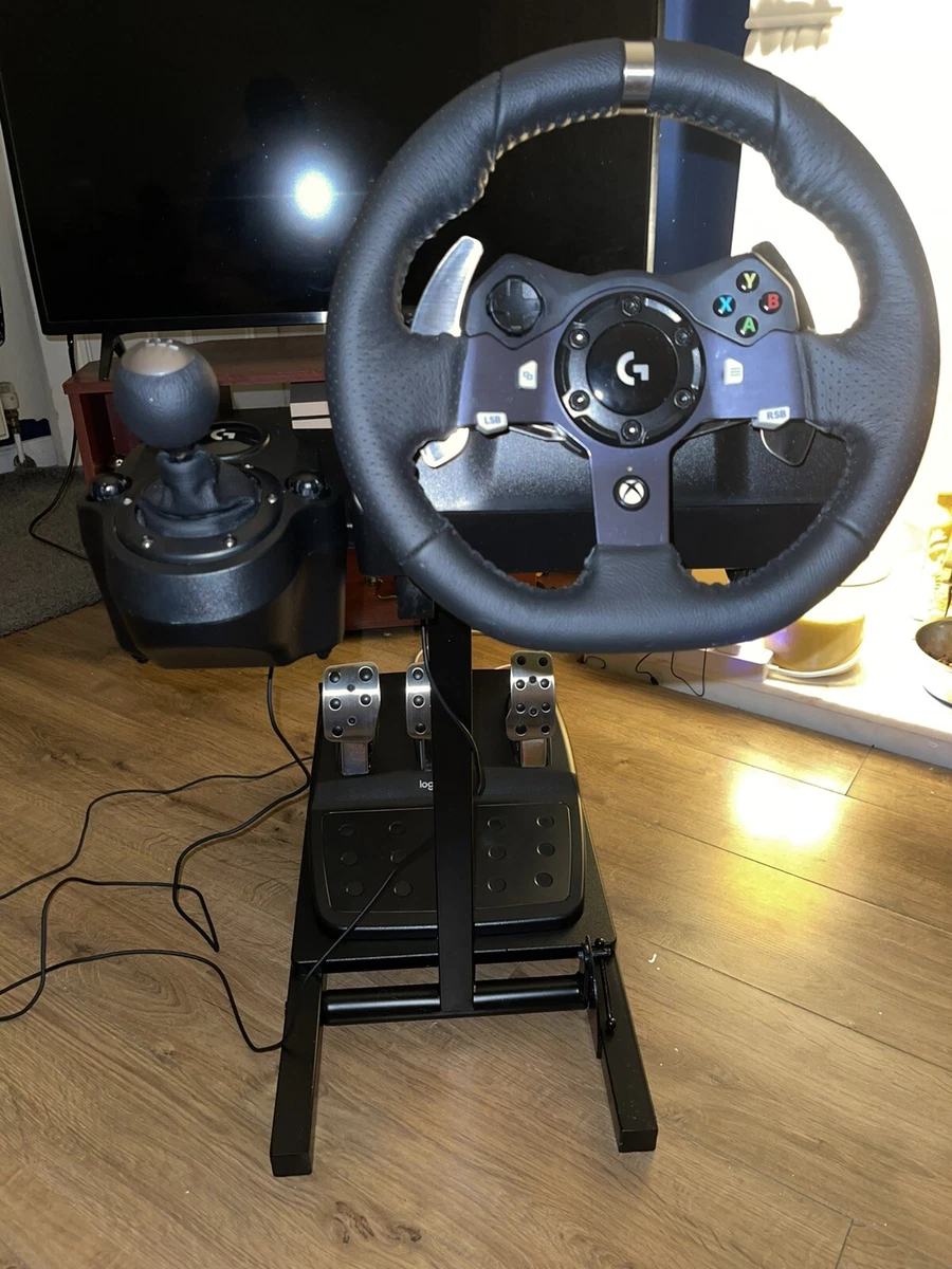 Logitech G920 Racing Wheel With Pedals, Gearstick And Adjustable Stand