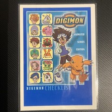 Digimon Serie 1  TCG 1999 BOOSTERFRISCH Sammelkartenspiel Checklist Trading Card