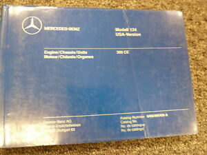 1988 1989 Mercedes Benz 300CE Coupe Parts Catalog Manual Book 3.0L RWD | eBay