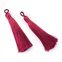 5 Silky 8cm Tassels with loops for Cardmaking, Bookmarks, Bling, and Crafts - Picture 13 of 28