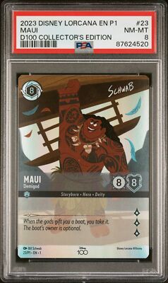 2023 Disney Lorcana En P1-Promo #23 Maui D100 Collector's Edition