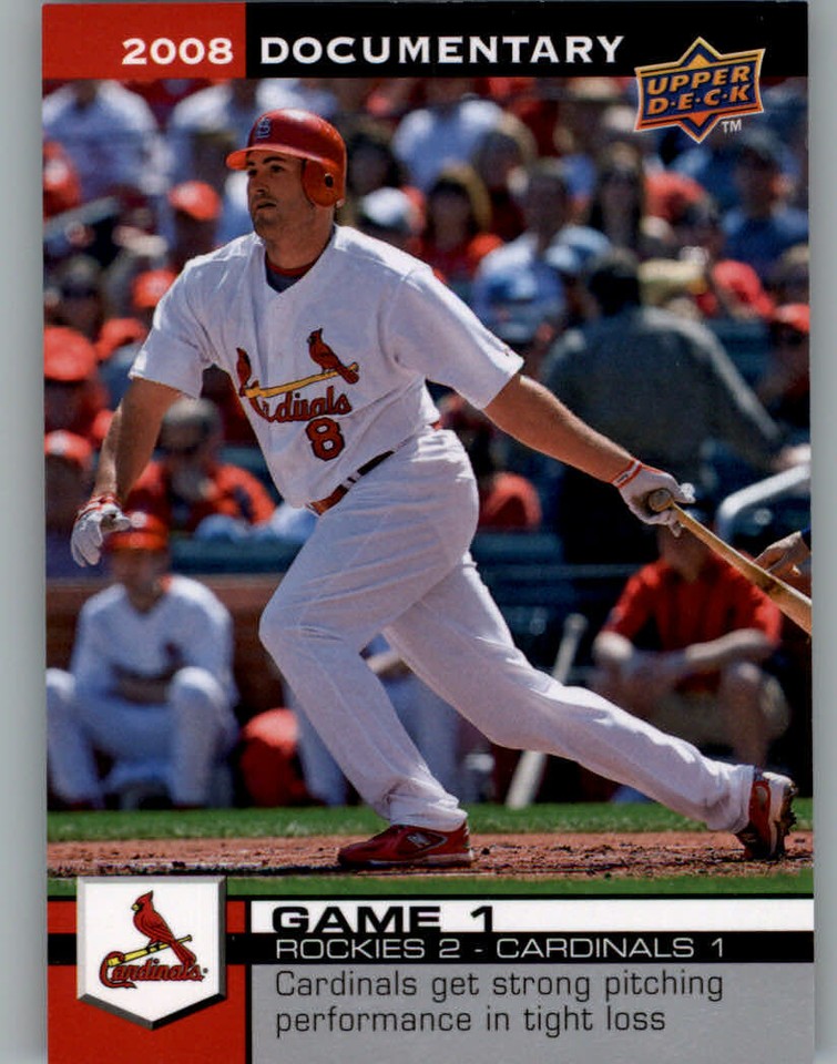 A6065- 2008 Upper Deck Documentary BB #s 251-500 -You Pick- 21 Million Items