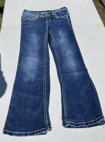 Girls Denim LEI Capris and Revolts Jeans Designer Girls Jean Pants EUC SIZE 10 - Picture 7 of 15