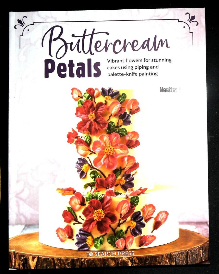 Cake Decorating Buttercream Petals Flowers using piping & palette-knife painting