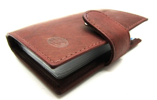 Unisex Genuine Real Leather Credit Card Holder ID Wallet Pouch Bank Note Section - Picture 67 of 79