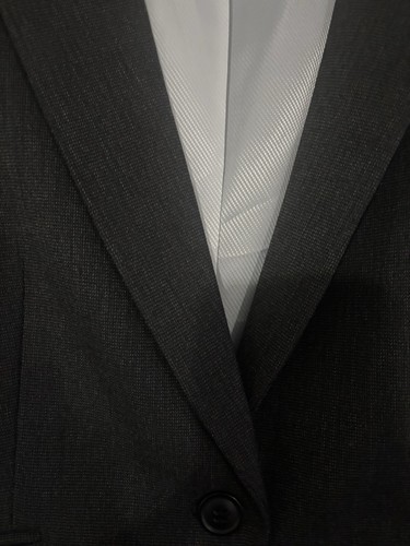 H&M 2 Piece Woman’s Grey Suit EUR 42 Uk 14 work smart wear excellent condition - Picture 4 of 14