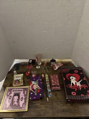 Vintage Betty Boop Bundle Of Collectibles 18 Pieces Total