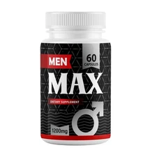 Men Max Enhancement Pills Performance & Drive Pills for Male Support 60ct