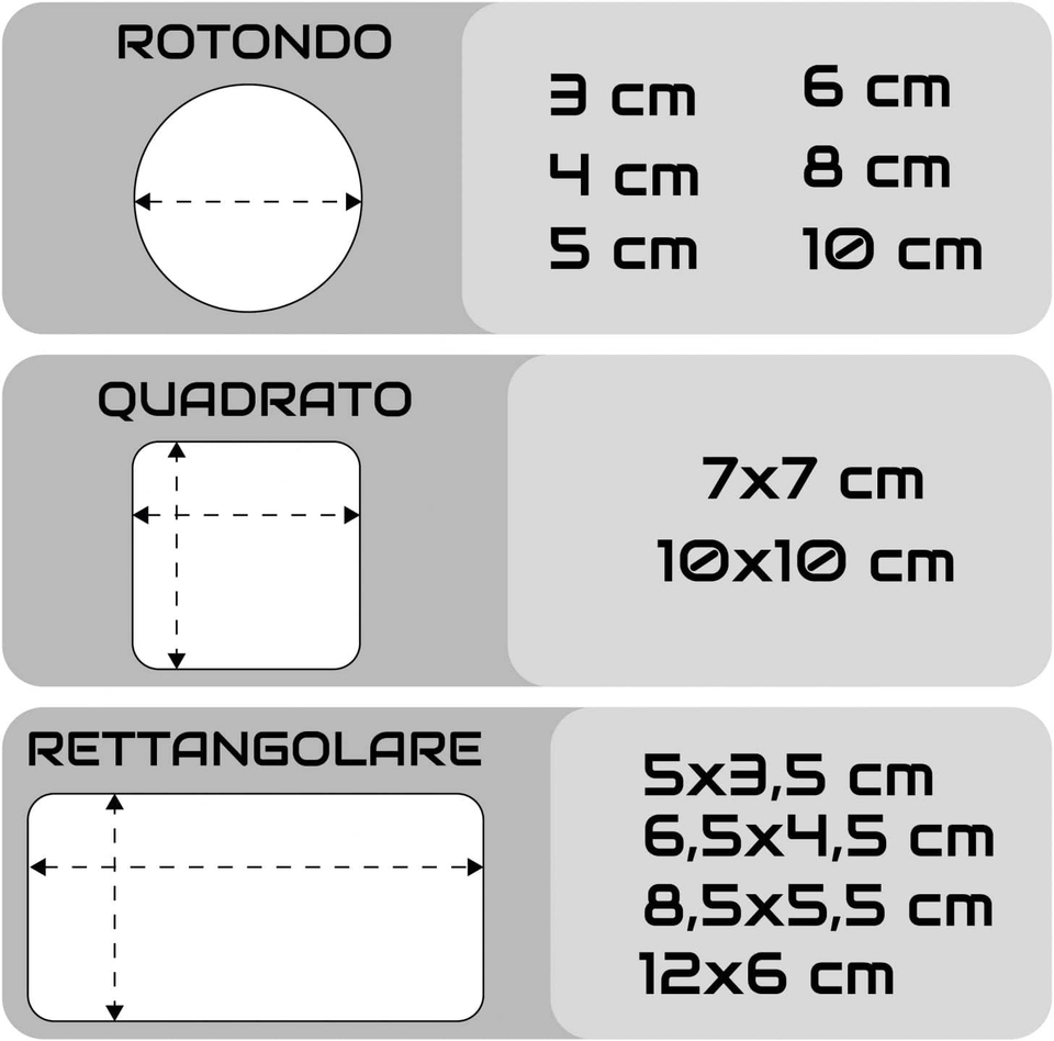Adesivi rotondi personalizzati per pavimenti per il distanziamento di