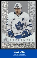 Auston Matthews 2022-23 SP Authentic #P-34 Pageantry Toronto Maple Leafs BD5