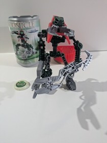 LEGO Bionicle Vahki Vorzakh Figure w/ Canister &mdash; 2004 Metru Nui &mdash; NO Manual