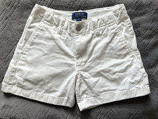 Polo Ralph Lauren White Cotton Chino Shorts Girls Sz 8