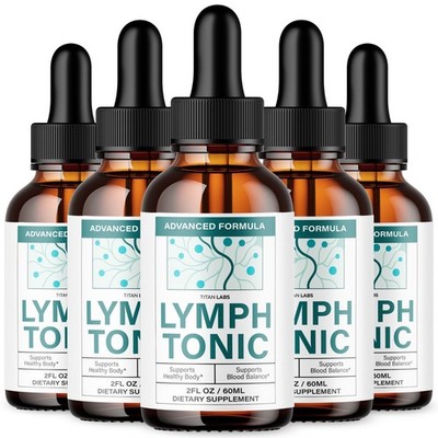 (5 Pack) Lymph Tonic Drops Blood Health Support Formula LymphTonic 150 Servings