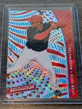 2021 Panini Chronicles - Revolution Juan Soto #46 Cosmic 94/99, Keith Shore #11