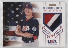 2012 Panini USA Baseball National Team 18U 14/35 Christian Arroyo #2 Patch 0s3