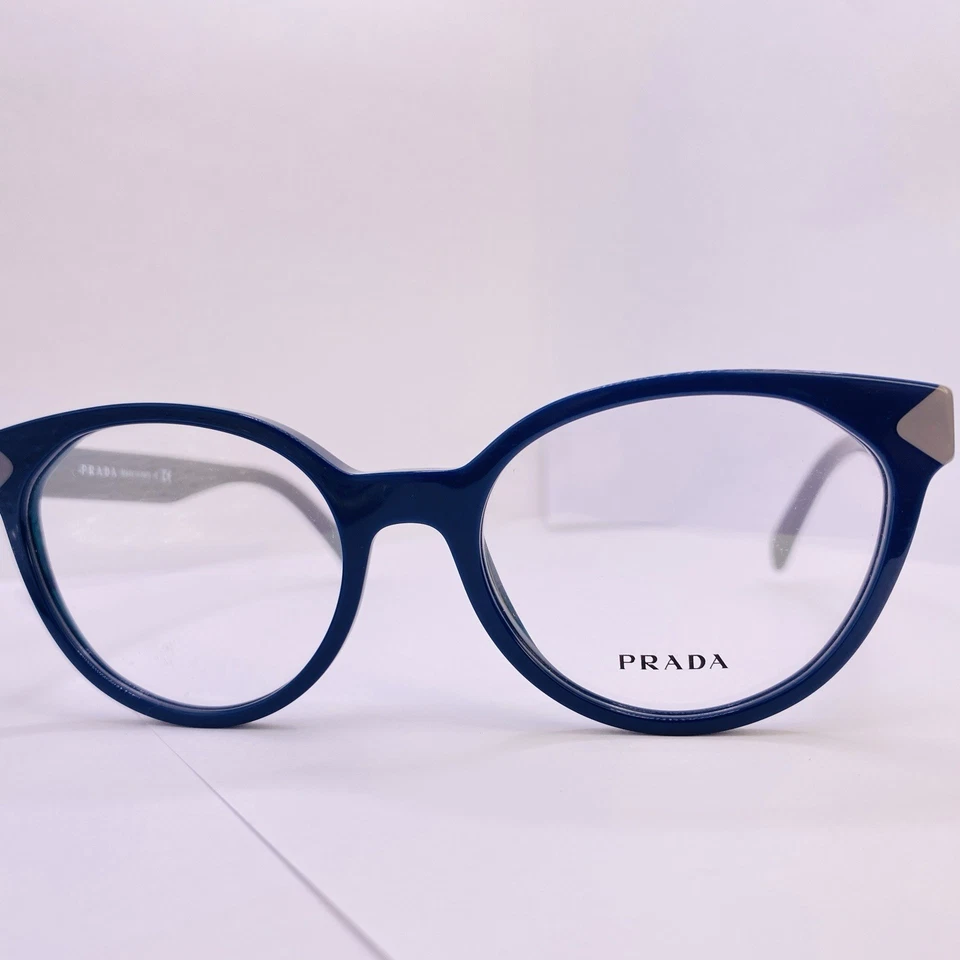 Prada Authentic Eyeglass Frames VPR 01T TFM-1O1 53 [] 18 140 MM Blue Grey - Image 3 of 4