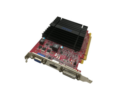 MSI R6450  RADEON R5 230/HD6450 1GB DDR3 PCI-e GRAFIKKARTE DVI HDMI VGA #GK13485