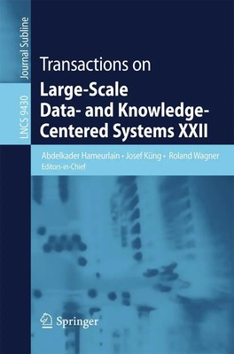 Transactions on Large-Scale Data- and Knowledge-Centered Systems XXII Buch vii