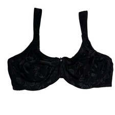 WACOAL 36D Black Full Coverage Underwire Lined Soft Cup Bra 85567 Awareness