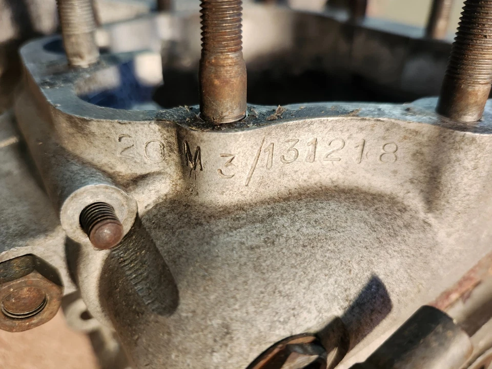 Norton 750 Commando MK1 1969 caja de motor Fastback completa 20M3/131218 raro Foto 4 de 4