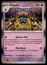 CLAYDOL 095/197 RARE OBSIDIAN FLAMES POKEMON