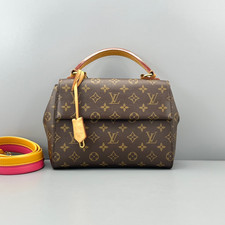 Louis Vuitton Cluny BB Monogram Top Handle Crossbody Bag